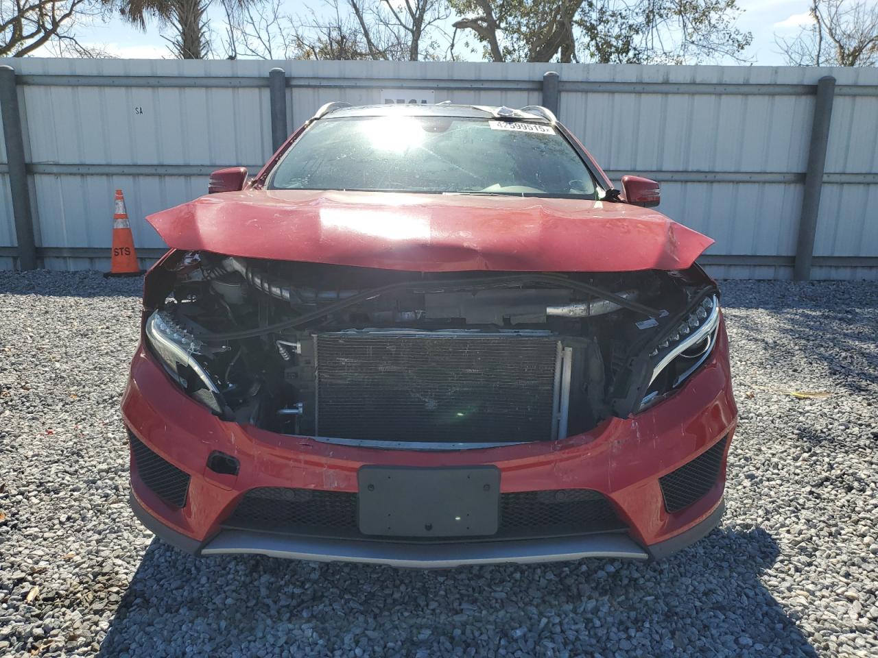 2015 Mercedes-Benz GLA-klasse VIN WDCTG4GB2FJ103943 Copart auction photo, front end damage thumbnail 5