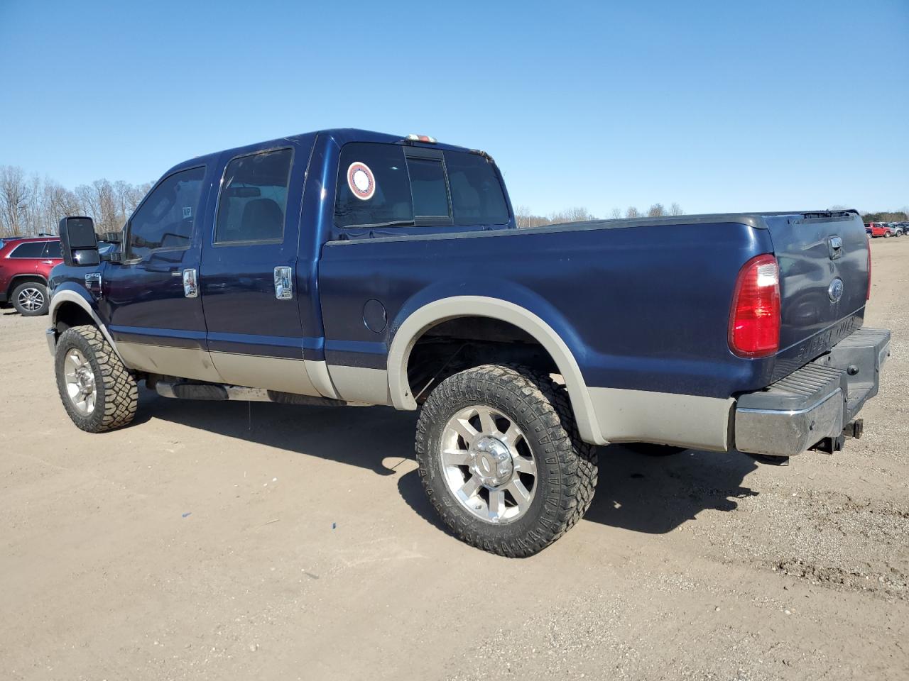 2008 Ford F350 VIN 1FTWW31Y78ED76370 Copart auction photo, rollover damage thumbnail 2