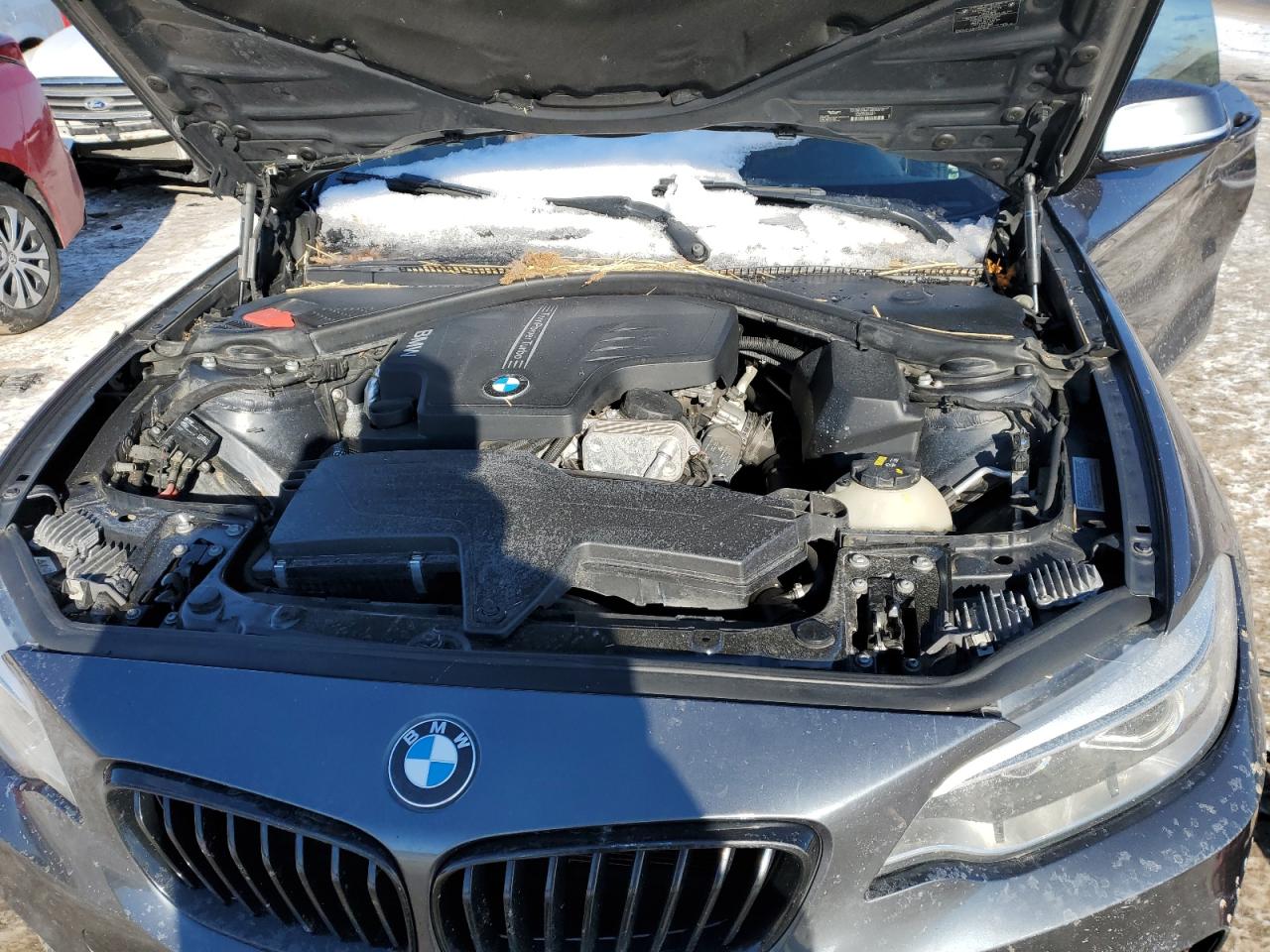 2015 BMW 2er VIN WBA1F5C59FVW98267 Copart auction photo, side damage thumbnail 11