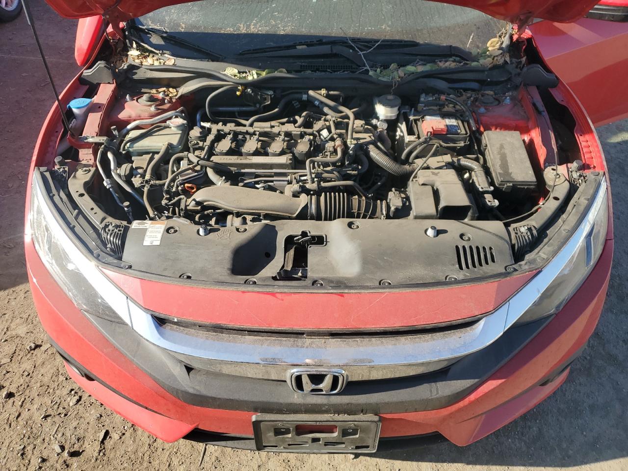2018 Honda Civic VIN JHMFC1F4XJX038859 Copart auction photo, all over damage thumbnail 11