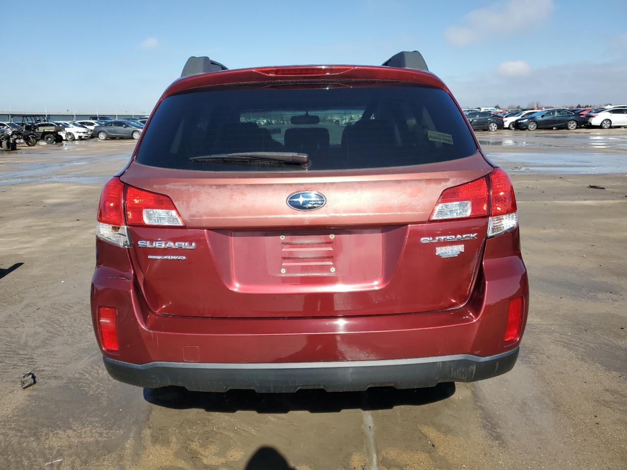 2012 Subaru Outback VIN 4S4BRCCC6C3273674 Copart auction photo, rear end damage thumbnail 6