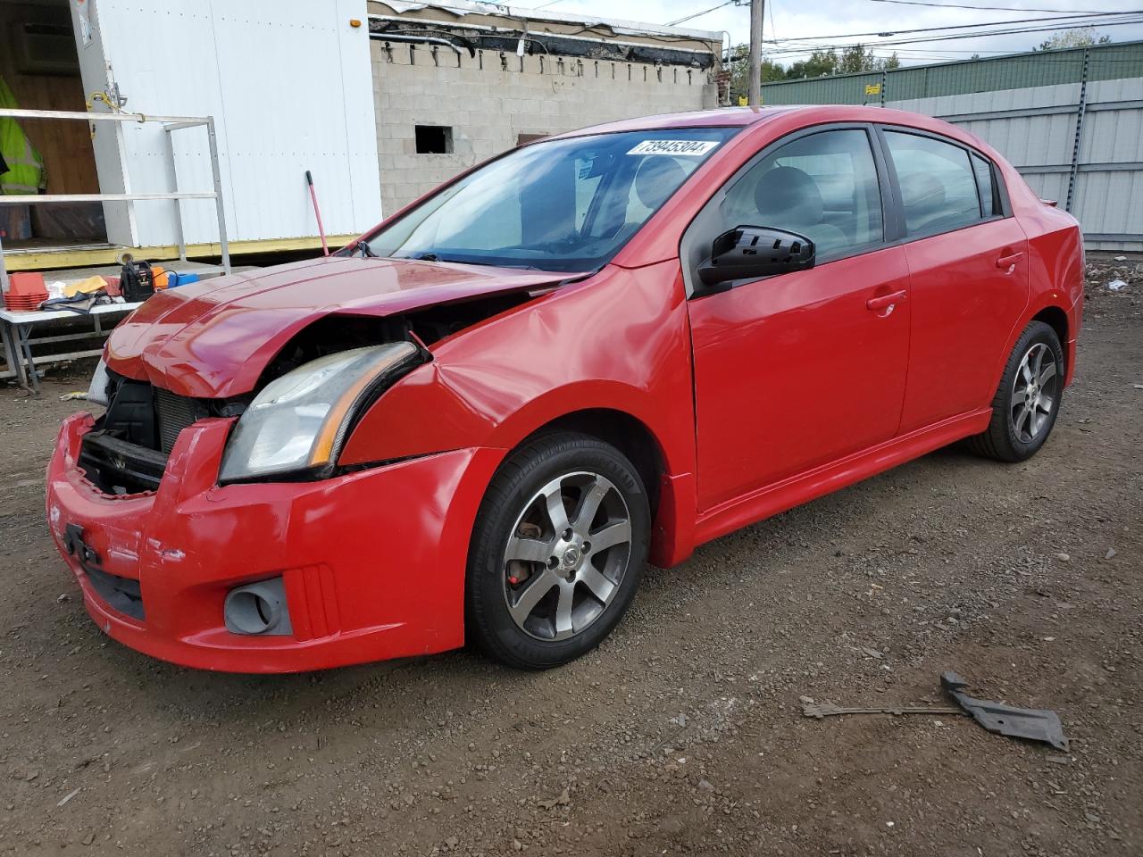 2012 Nissan Sentra VIN 3N1AB6AP5CL675785