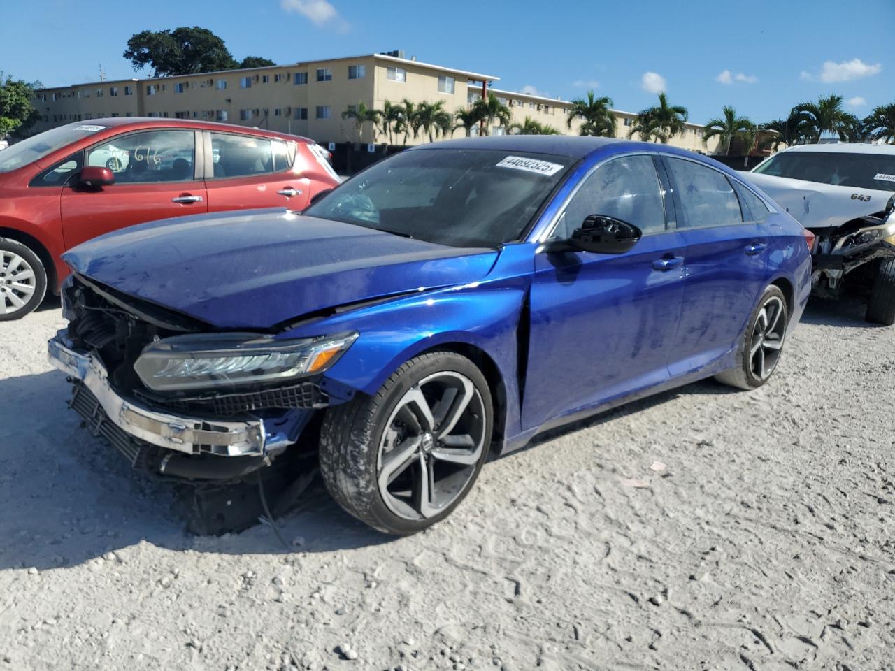 2021 Honda Accord VIN 1HGCV1F34MA098263