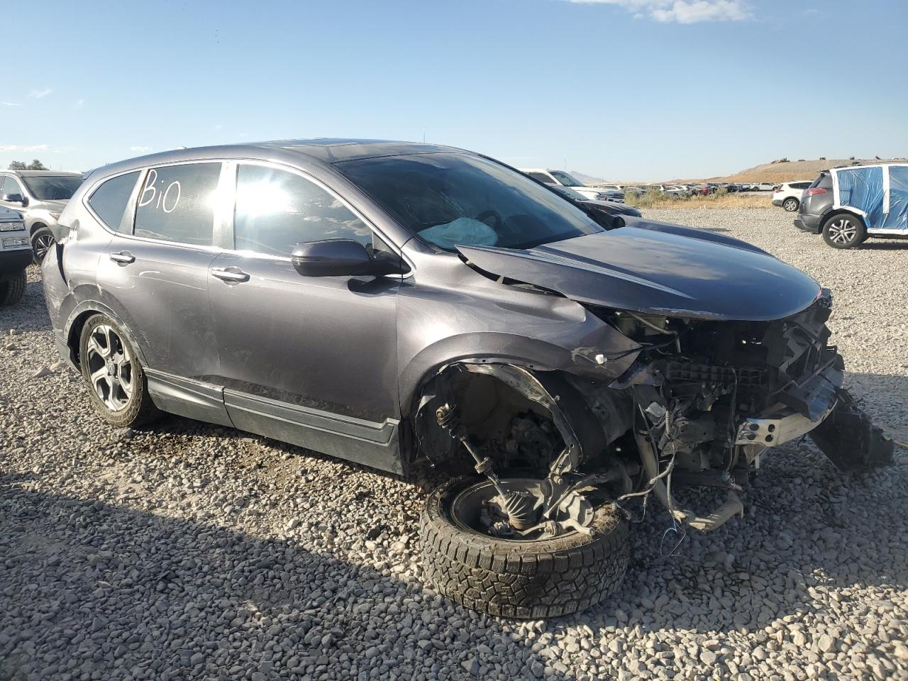 2018 Honda CR-V VIN 2HKRW2H82JH639948 Copart auction photo, all over damage thumbnail 4