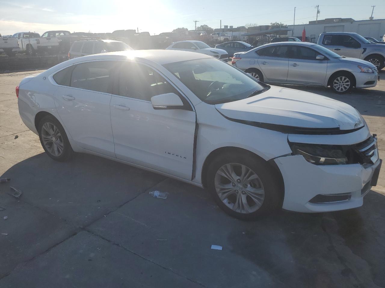 2014 Chevrolet Impala VIN 1G1125S35EU172603 Copart auction photo, front end / mechanical damage thumbnail 4