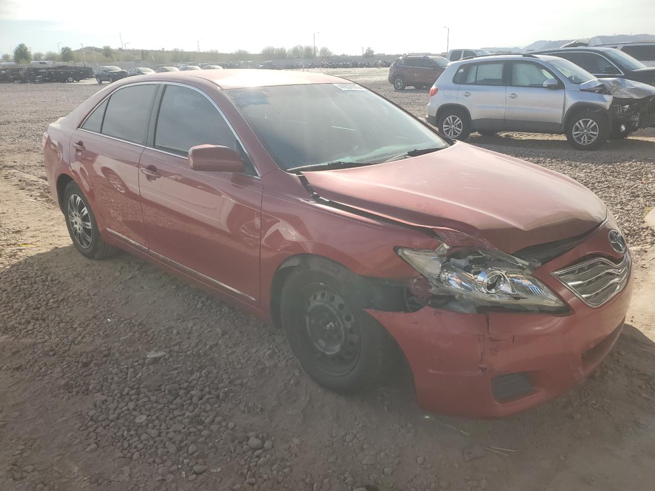 2011 Toyota Camry VIN 4T1BF3EK2BU127424 Copart auction photo, front end damage thumbnail 4