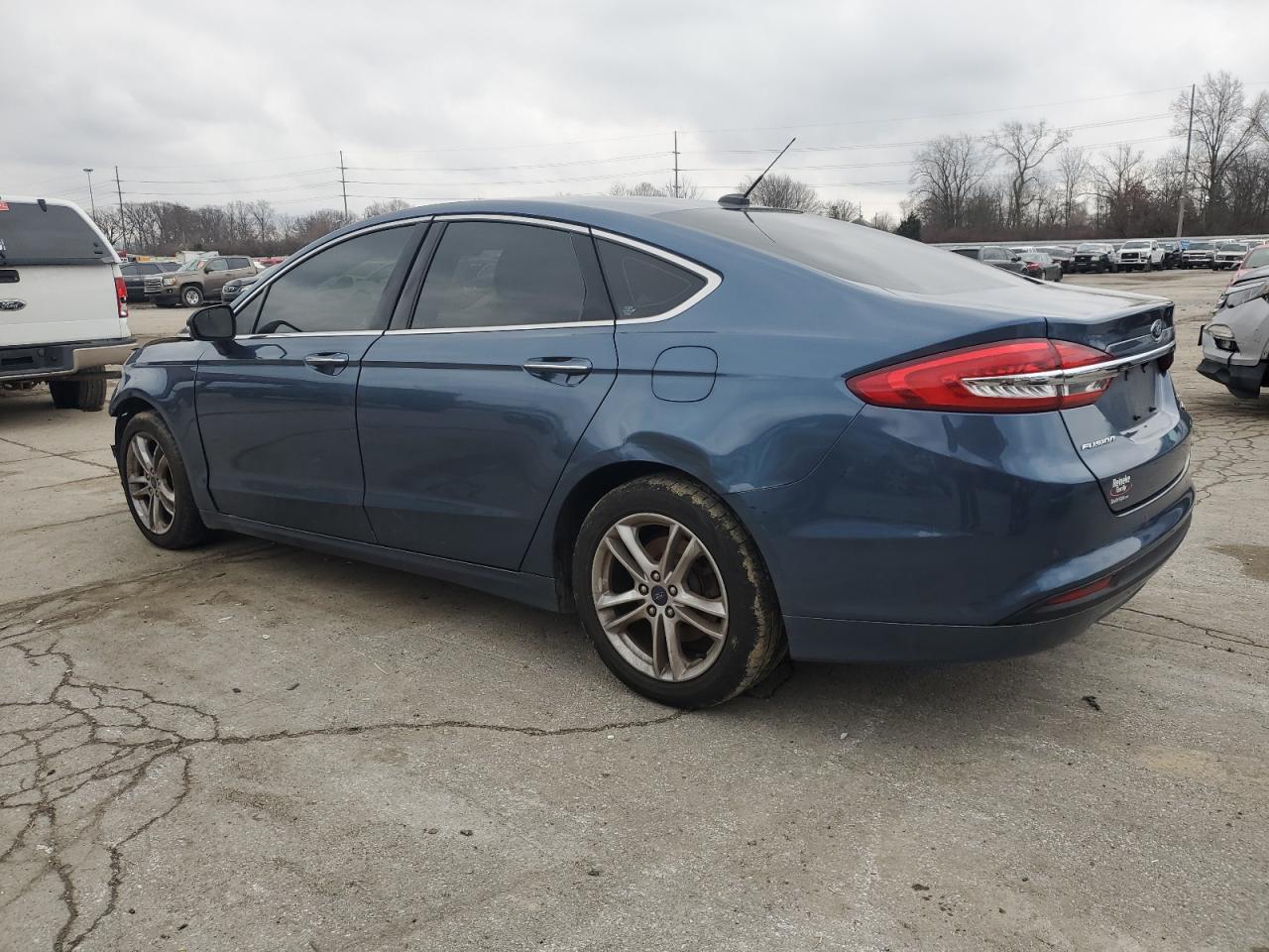 2018 Ford Fusion VIN 3FA6P0HD3JR239868 Copart auction photo, all over damage thumbnail 2