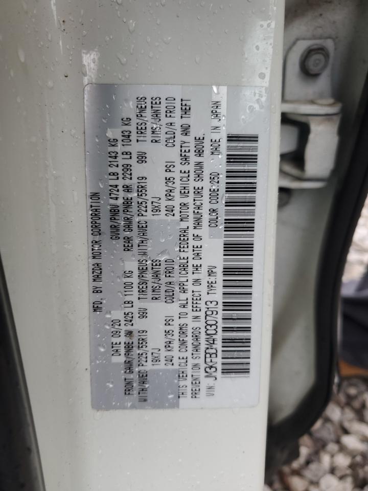 2021 Mazda CX-5 VIN JM3KFBDM4M0307913 Copart auction photo, rollover damage thumbnail 14