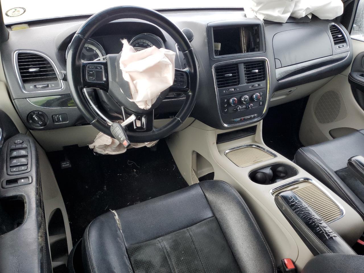 2014 Dodge Caravan VIN 2C4RDGBG8ER305791 Copart auction photo, front end / rear end damage thumbnail 8