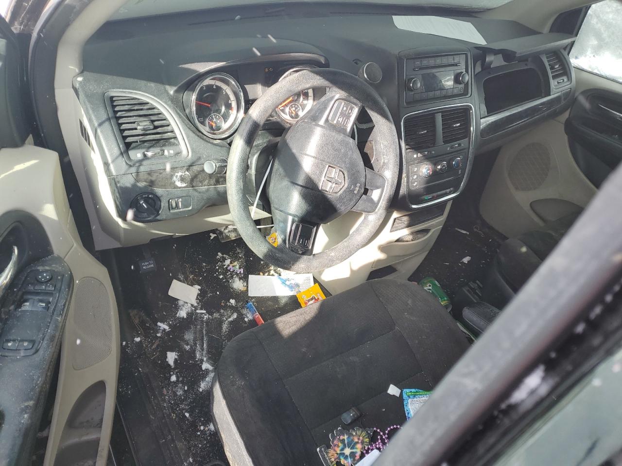 2016 Dodge Caravan VIN 2C4RDGBG4GR400707 Copart auction photo, front end / rear end damage thumbnail 8