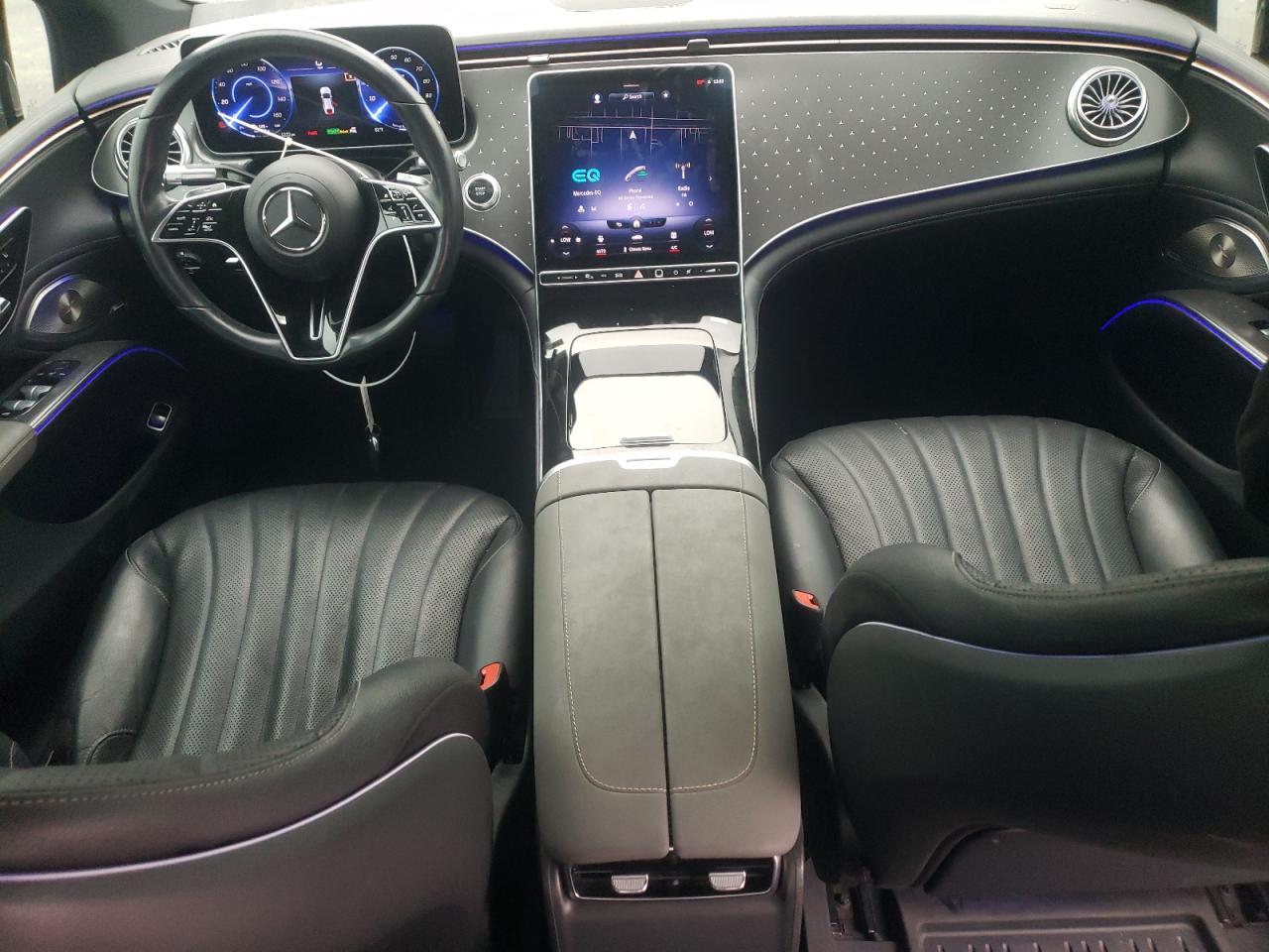 2022 Mercedes-Benz EQS VIN W1KCG2DB0NA015461 Copart auction photo, front end / rear end damage thumbnail 8