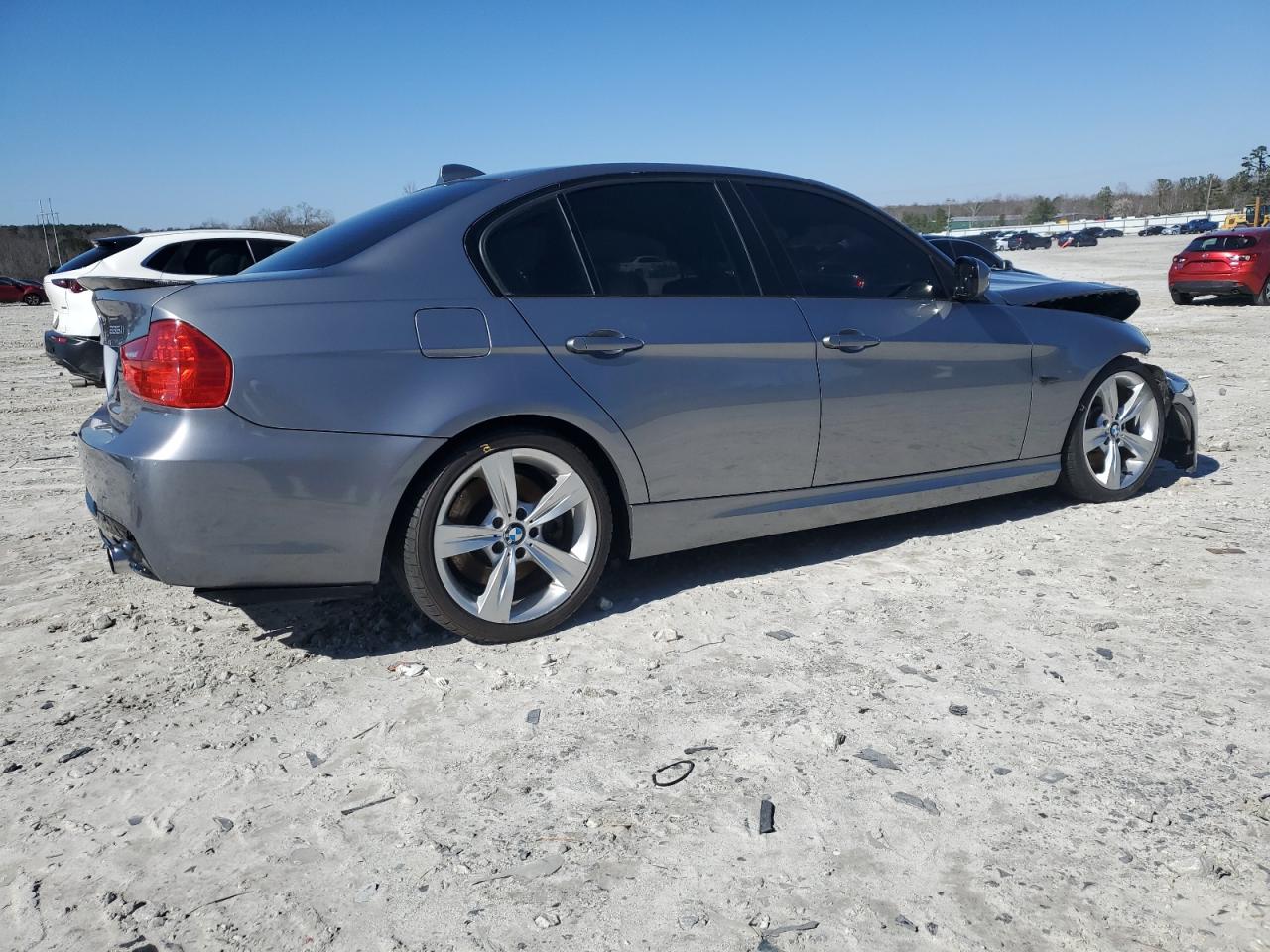 2009 BMW 3er VIN WBAPM77519NL94506 Copart auction photo, front end damage thumbnail 3