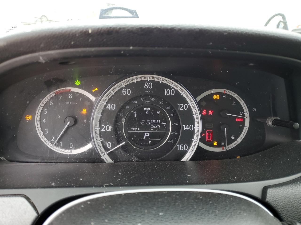 2014 Honda Accord VIN 1HGCR2F37EA136161 Copart auction photo, front end / side damage thumbnail 9