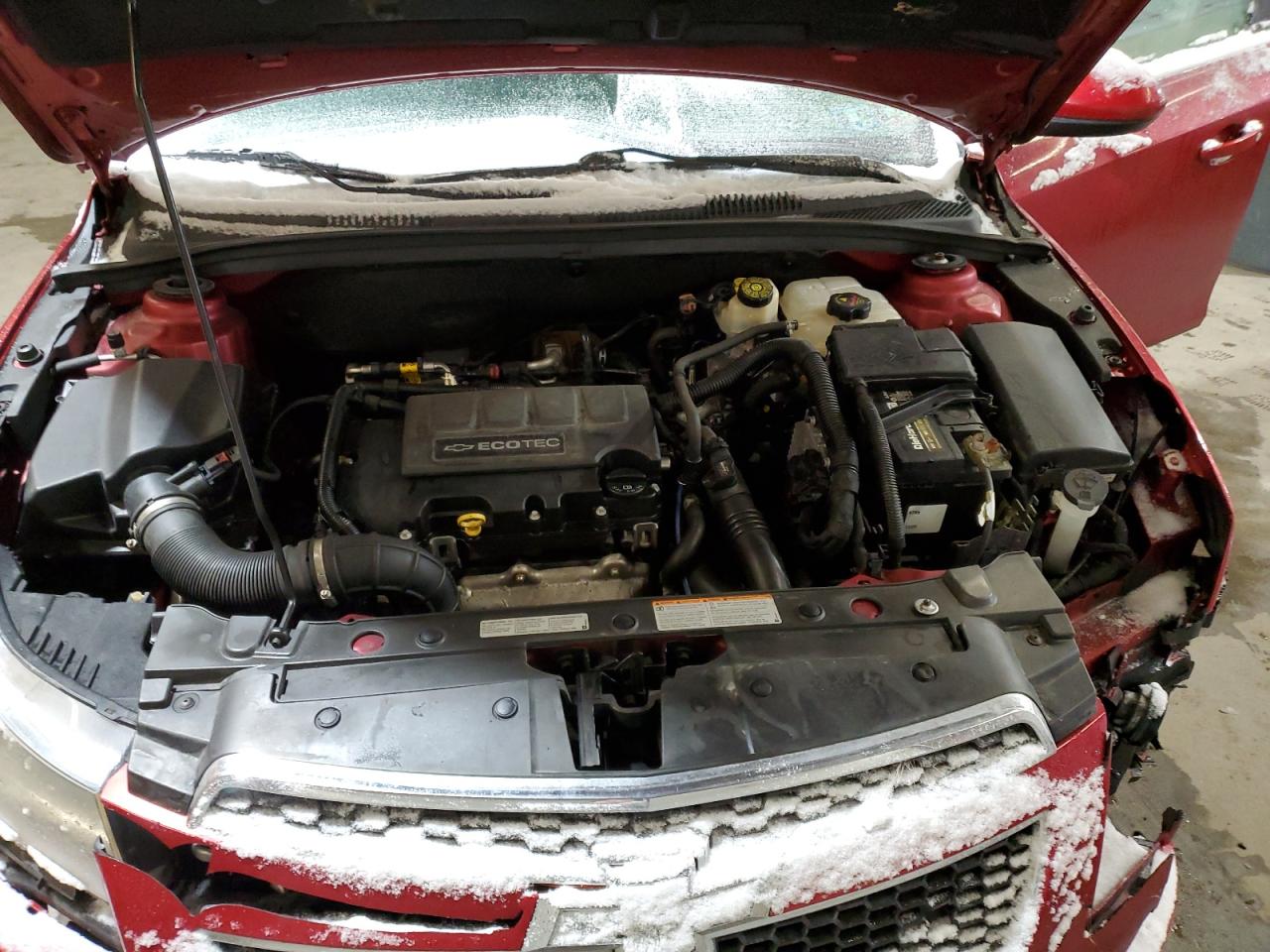 2012 Chevrolet Cruze VIN 1G1PJ5SC9C7222816 Copart auction photo, front end / side damage thumbnail 11