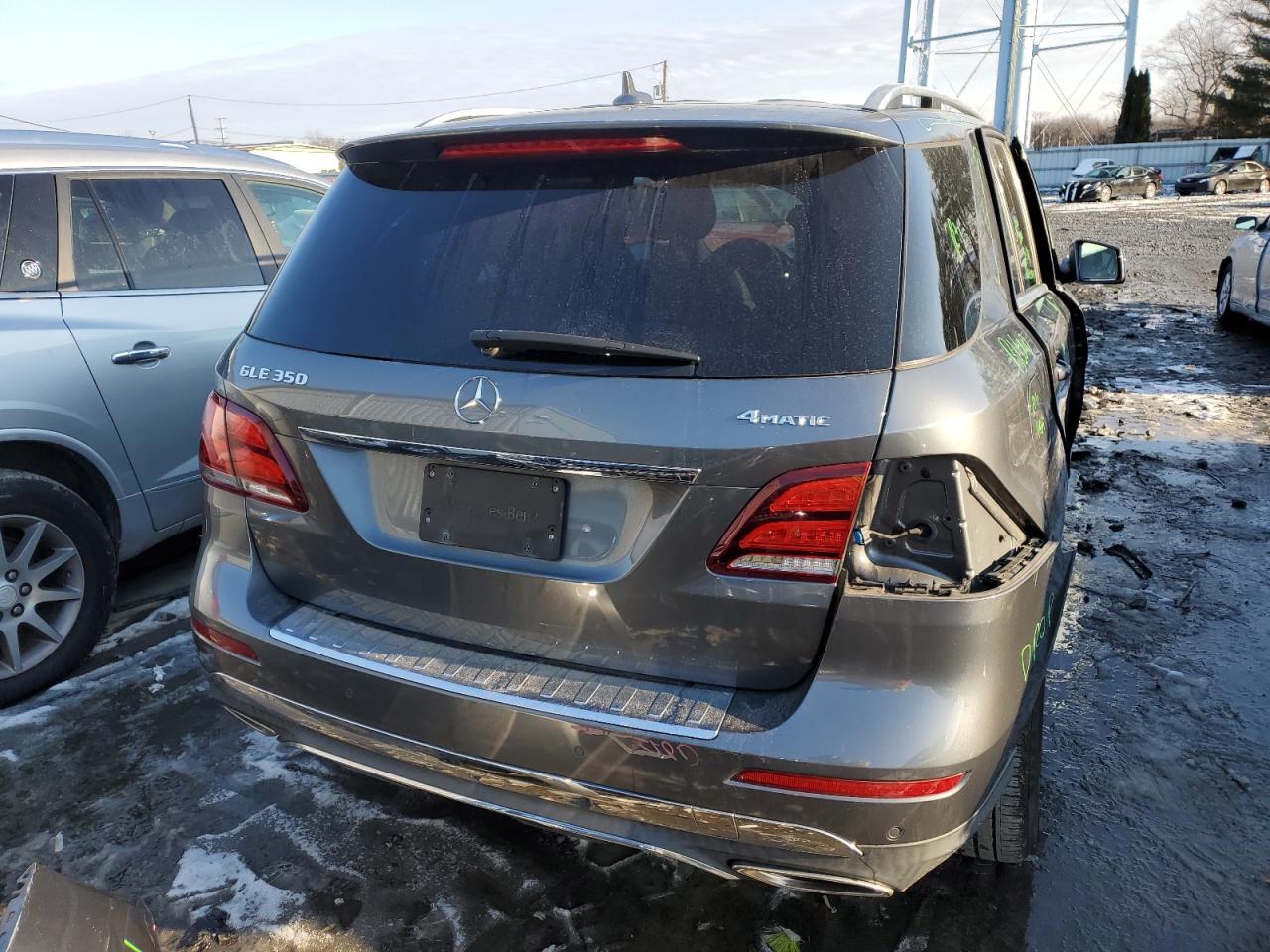 2017 Mercedes-Benz GLE VIN 4JGDA5HBXHA841407 Copart auction photo, all over damage thumbnail 6