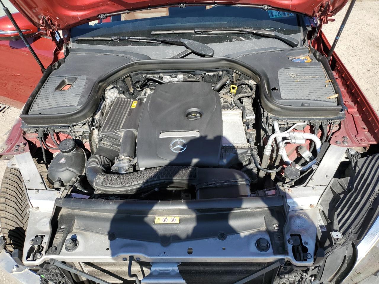 2018 Mercedes-Benz GLC VIN WDC0G4KB0JV031149 Copart auction photo, front end damage thumbnail 14