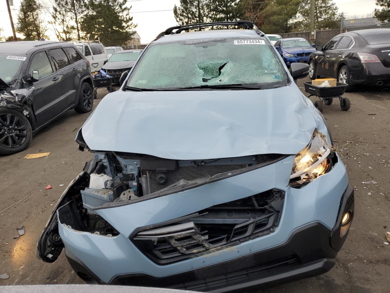 2021 Subaru XV VIN JF2GTHSCXMH391713 Copart auction photo, all over damage thumbnail 5