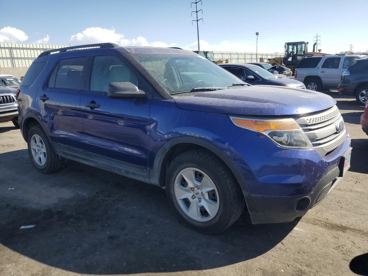 2013 Ford Explorer VIN 1FM5K8B87DGC92658 Copart auction photo, rear end / hail damage thumbnail 4