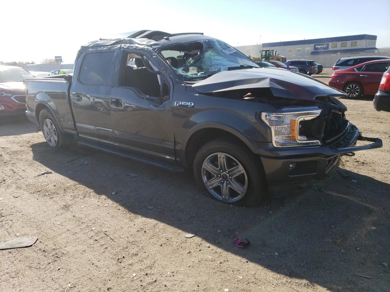 2018 Ford F-150 VIN 1FTFW1E58JKE14166 Copart auction photo, rollover damage thumbnail 4