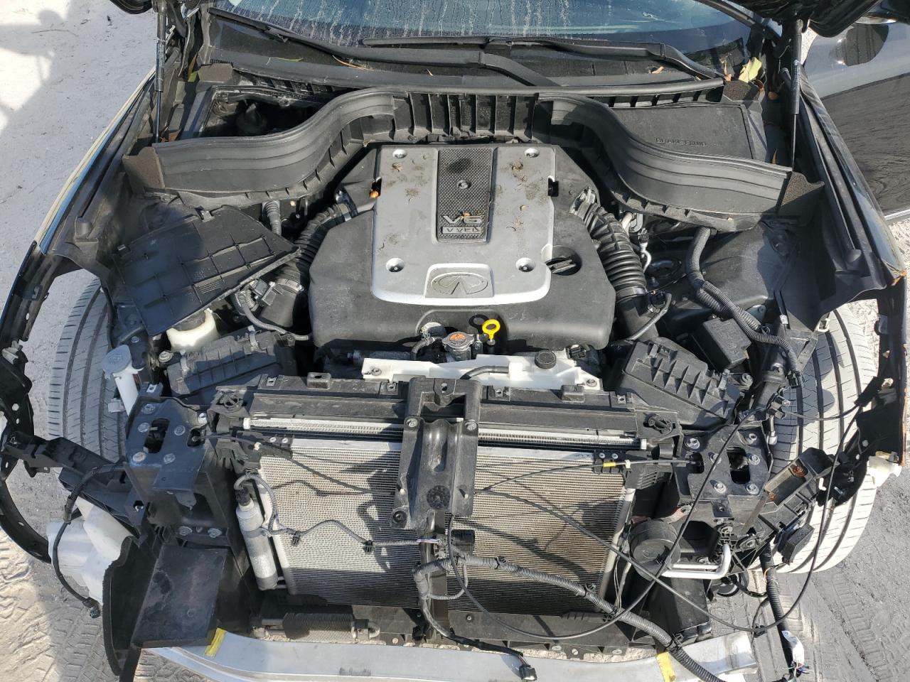 2013 Infiniti EX VIN JN1BJ0HR6DM481947 Copart auction photo, front end / side damage thumbnail 13