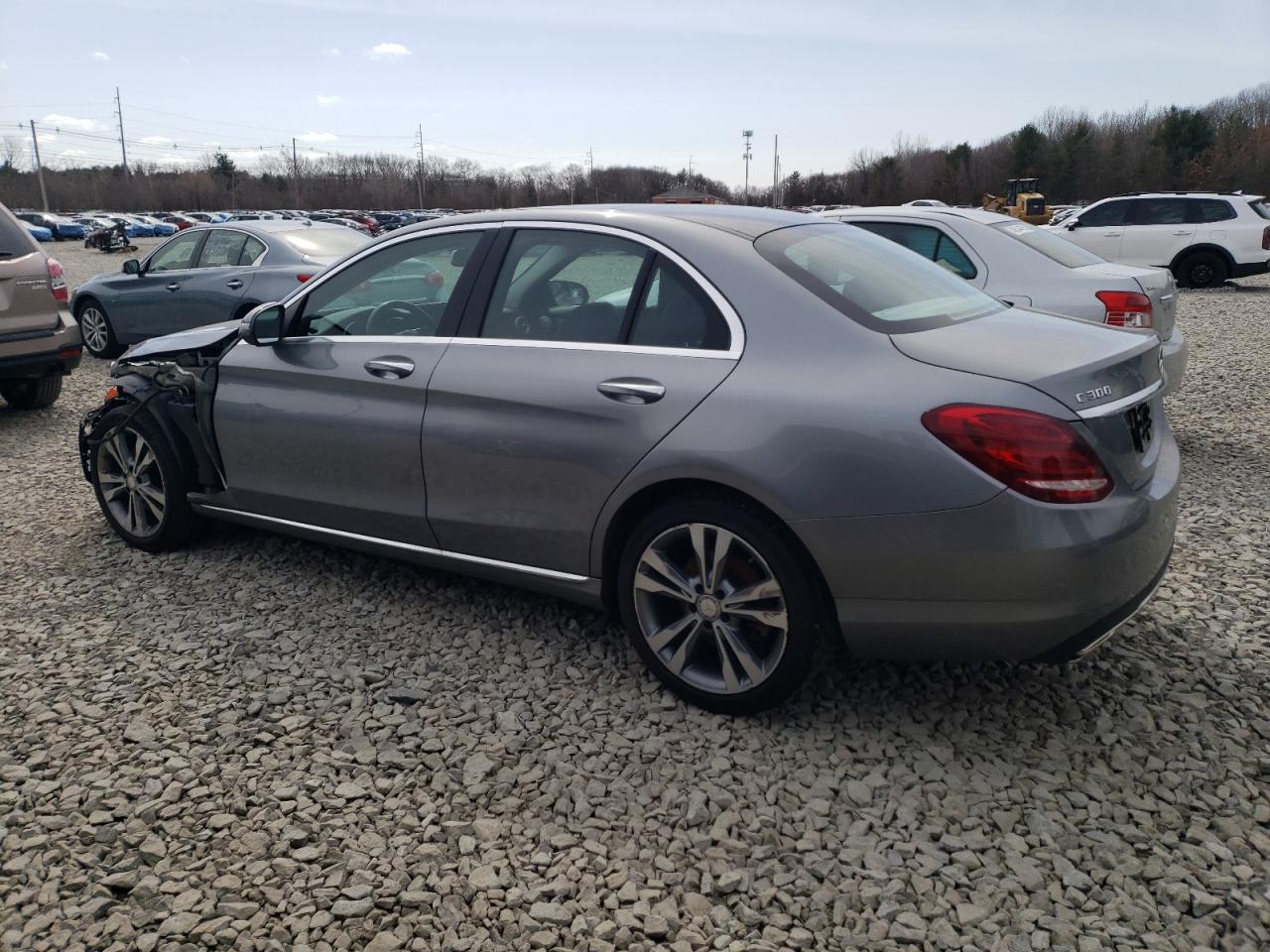 2016 Mercedes-Benz C-klasse VIN 55SWF4KB3GU109853 Copart auction photo, front end / minor dent/scratches damage thumbnail 2