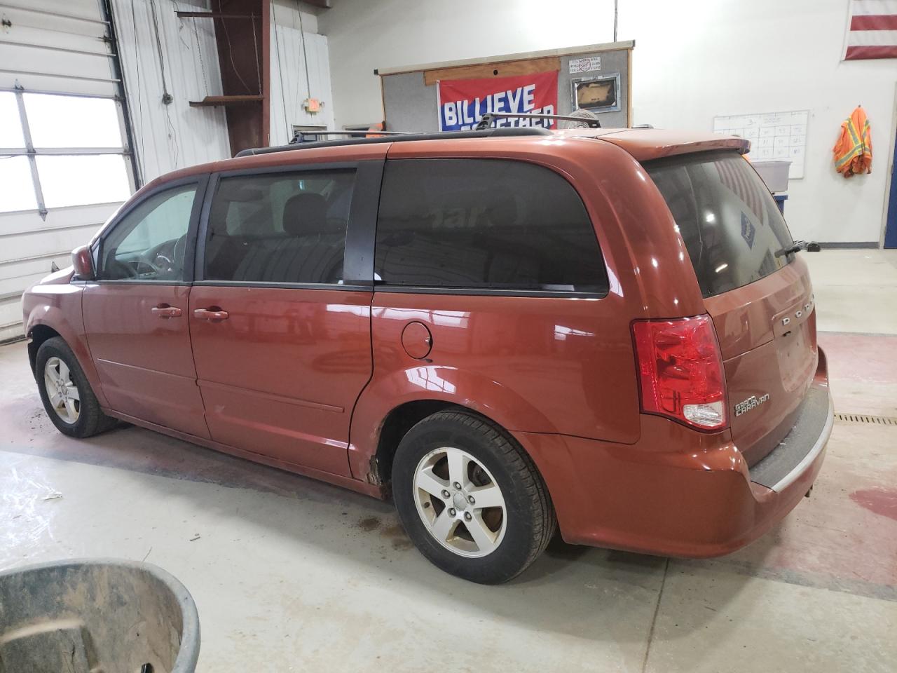 2012 Dodge Caravan VIN 2C4RDGCG4CR247285 Copart auction photo, front end damage thumbnail 2