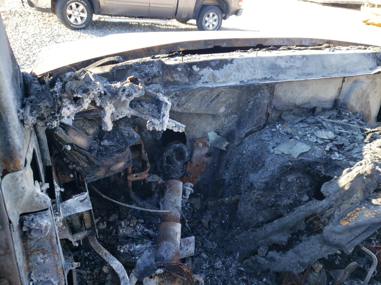 2012 GMC Savana VIN 1GD374CGXC1900388 Copart auction photo, burn damage thumbnail 9