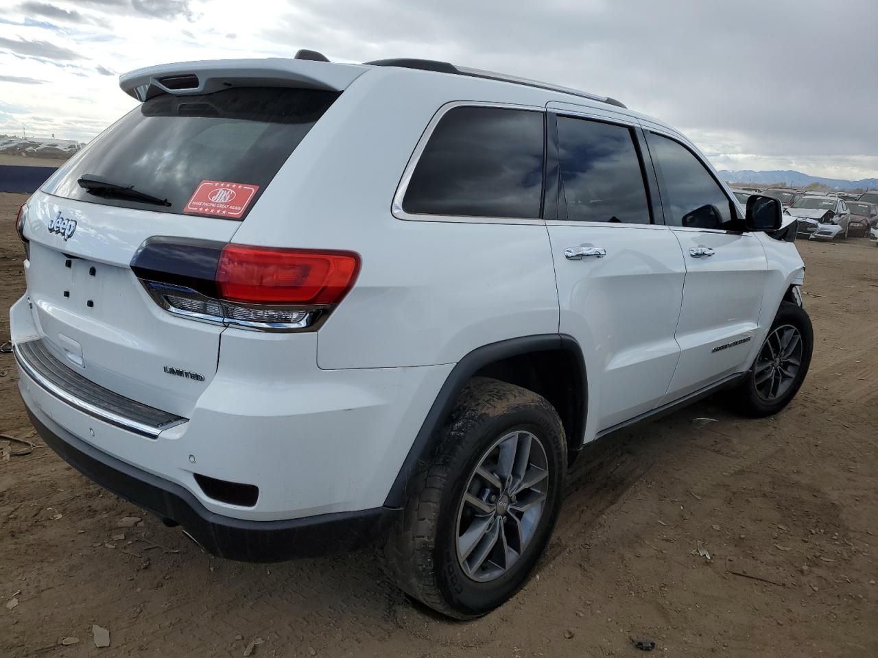 2017 Jeep Grand Cherokee VIN 1C4RJFBG8HC603256 Copart auction photo, front end damage thumbnail 3
