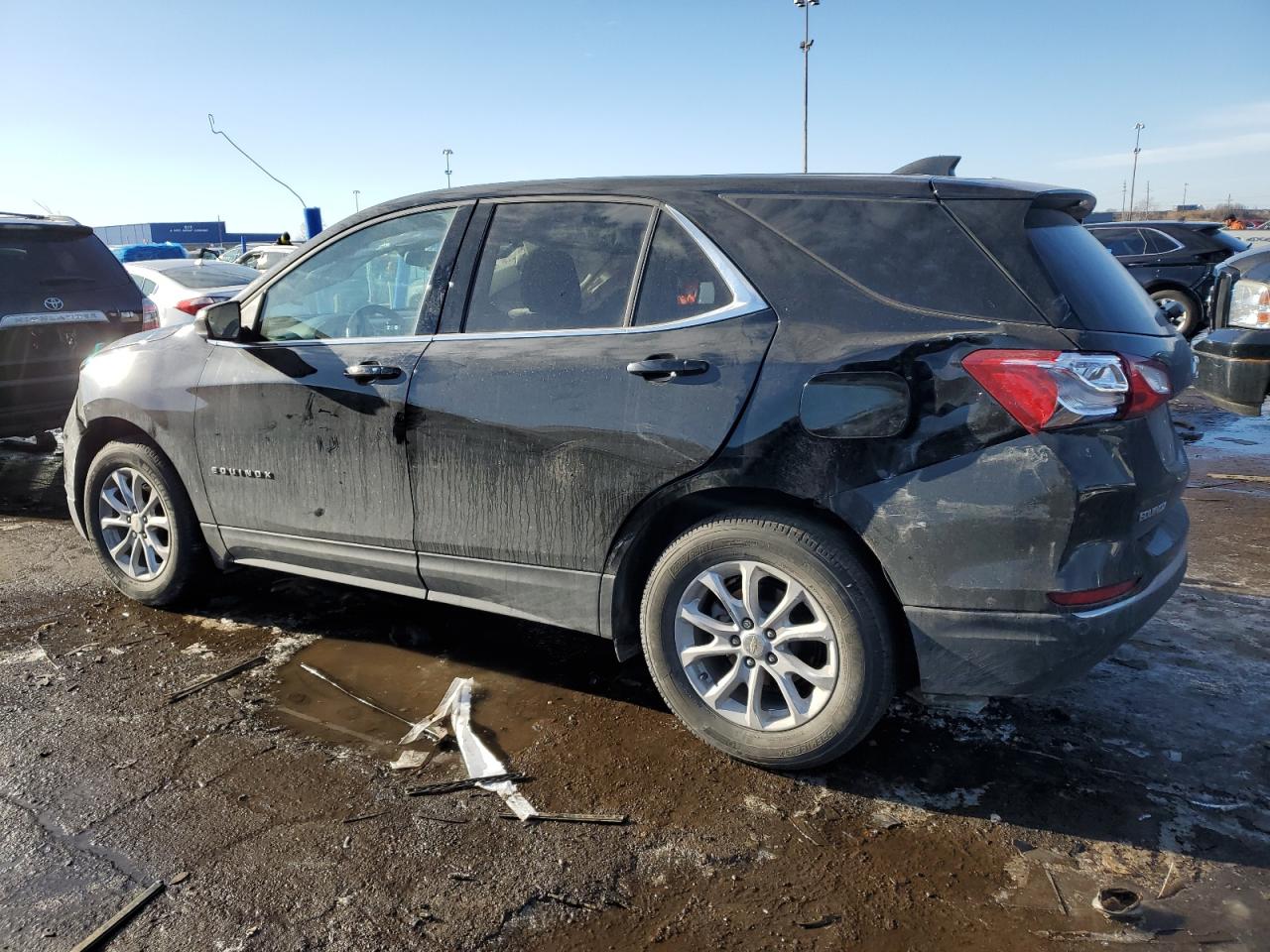 2020 Chevrolet Equinox VIN 3GNAXJEV5LL167799 Copart auction photo, all over / rear end damage thumbnail 2