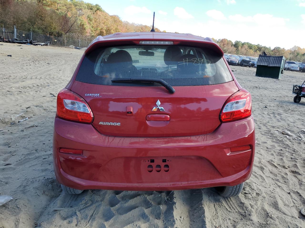 2020 Mitsubishi Mirage VIN ML32A3HJ4LH009863 Copart auction photo, front end / side damage thumbnail 6