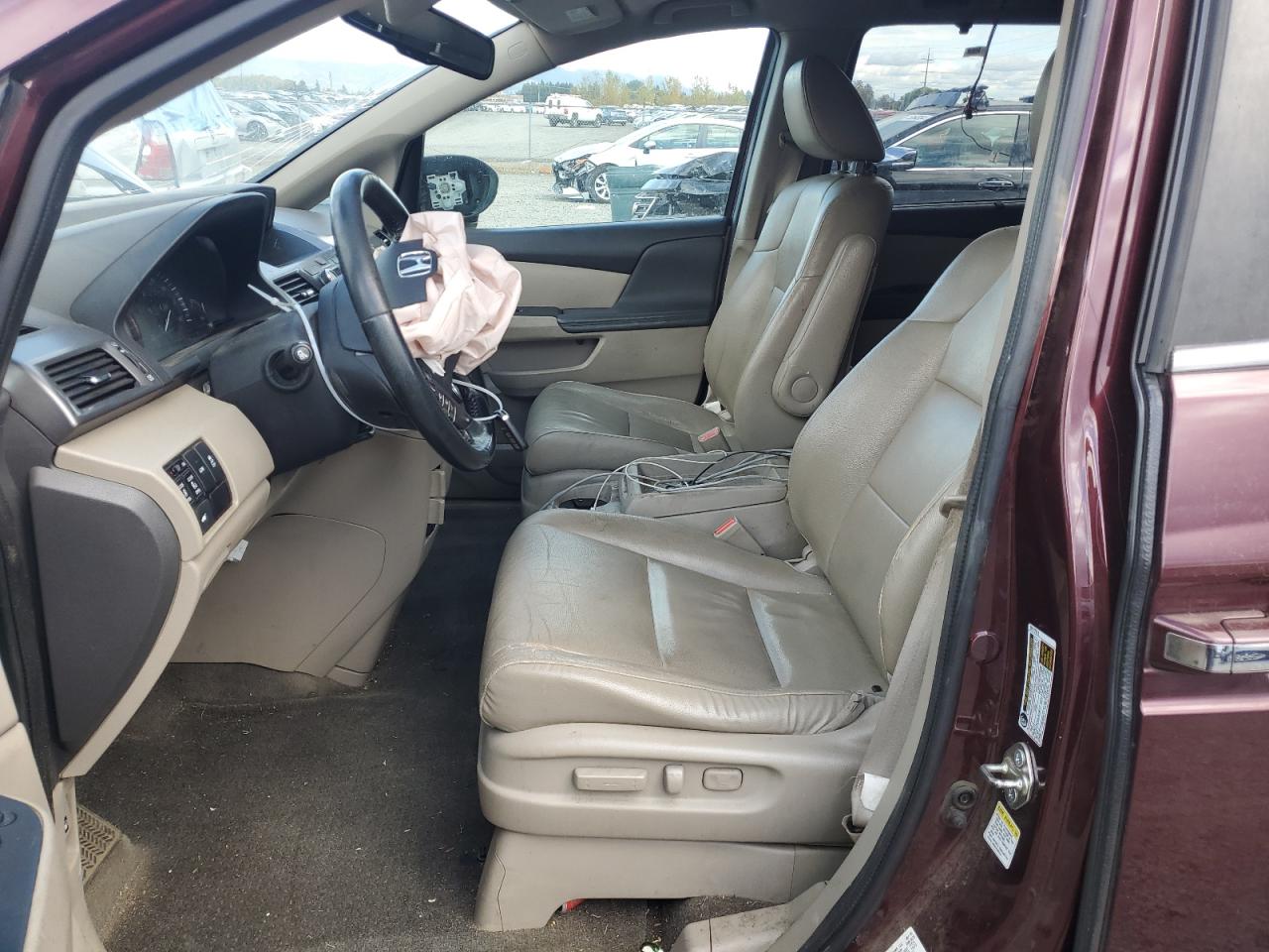 2015 Honda Odyssey VIN 5FNRL5H69FB082650 Copart auction photo, front end damage thumbnail 7