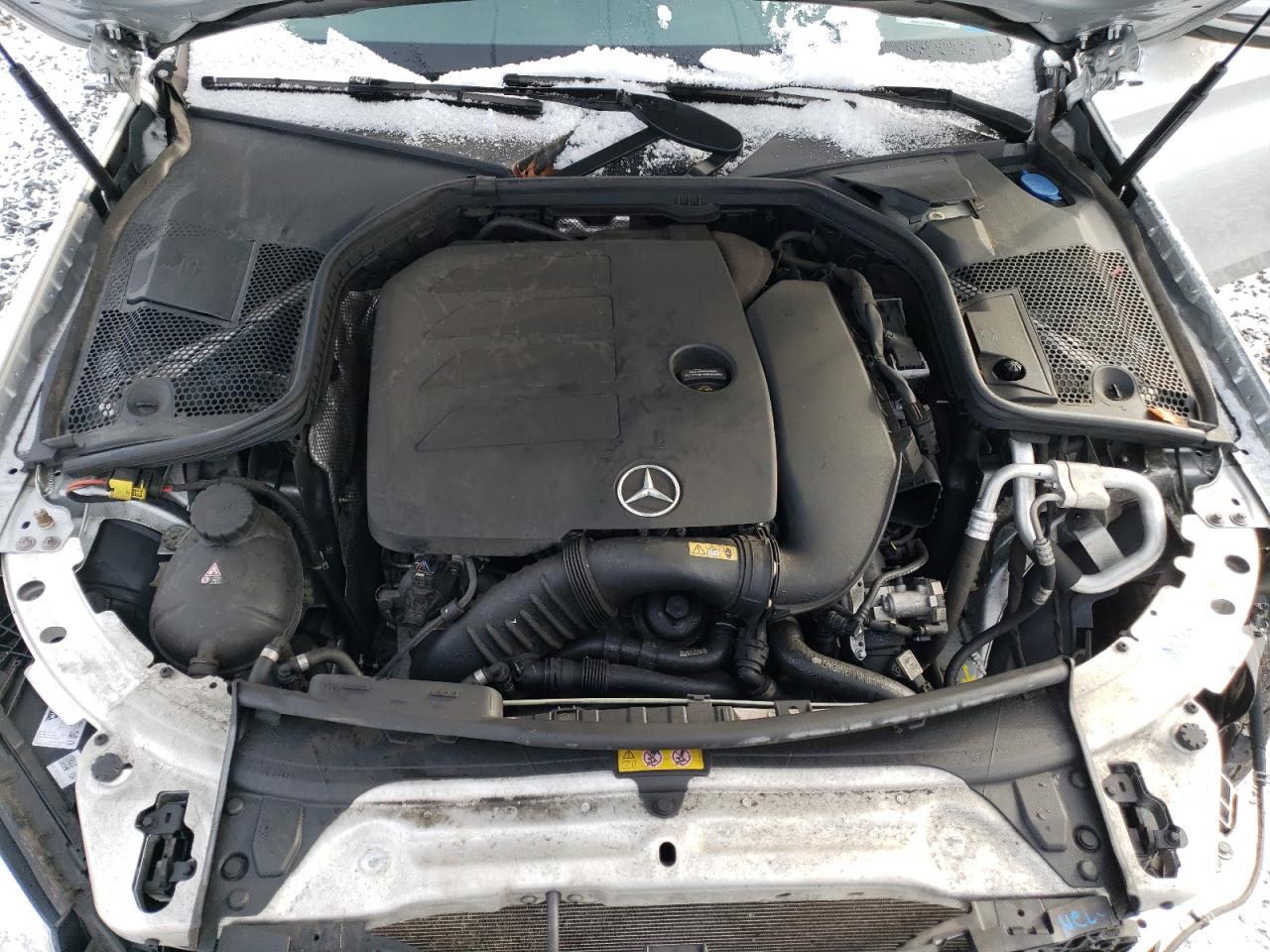 2020 Mercedes-Benz C-klasse VIN W1KWF8EBXLR598086 Copart auction photo, front end / side damage thumbnail 11