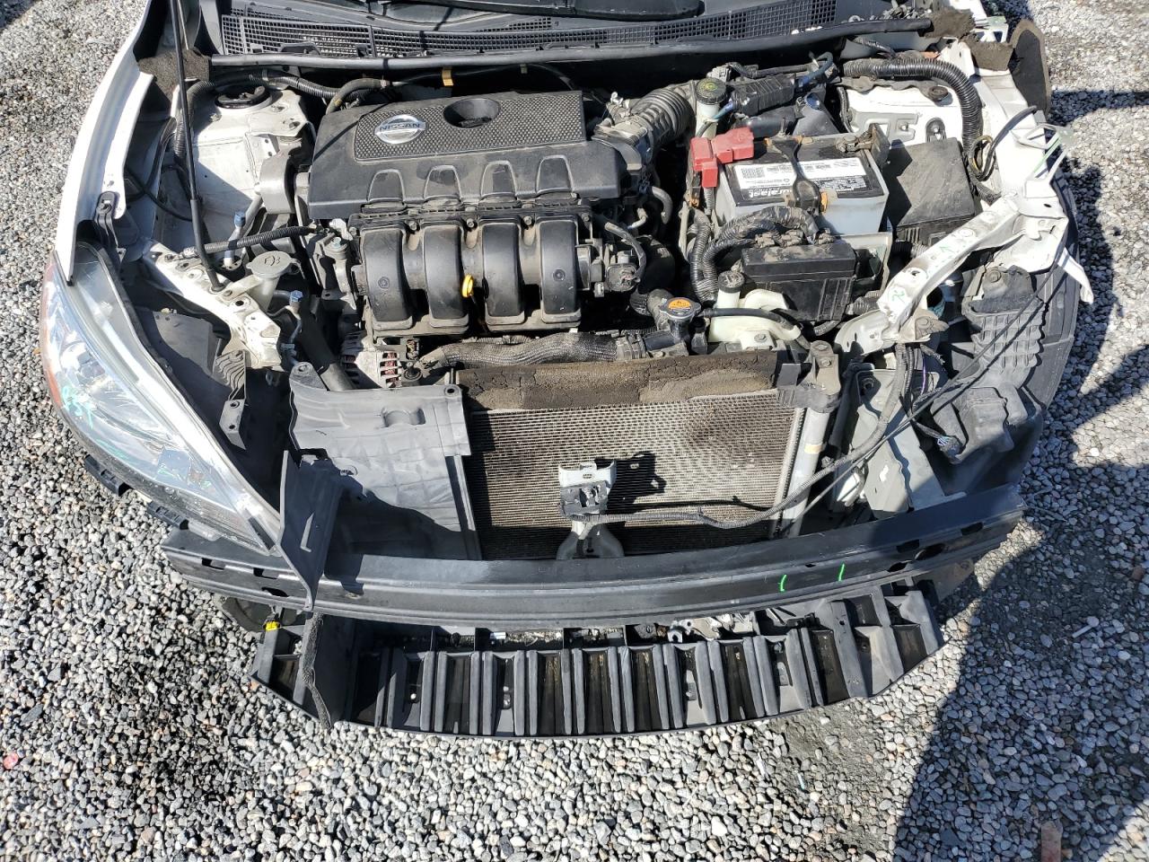 2013 Nissan Sentra VIN 3N1AB7APXDL774710 Copart auction photo, front end / minor dent/scratches damage thumbnail 11