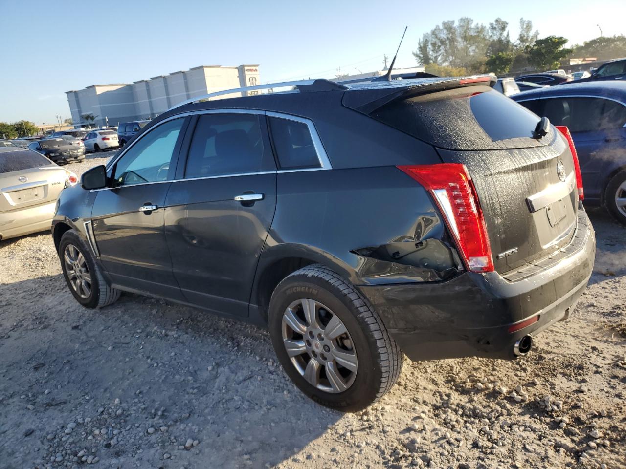 2014 Cadillac SRX VIN 3GYFNBE31ES544835 Copart auction photo, rear end damage thumbnail 2