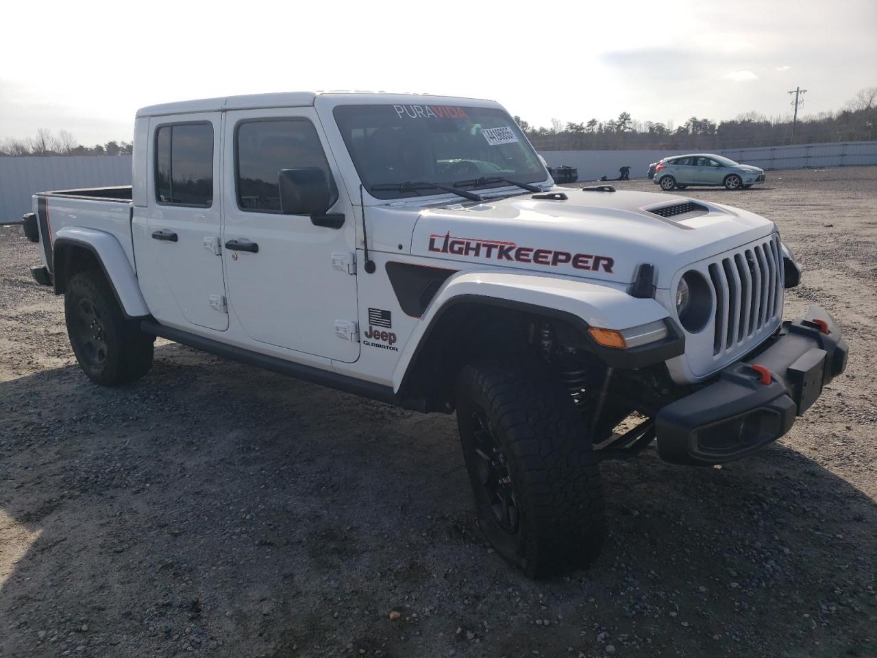 2021 Jeep Gladiator VIN 1C6JJTEG6ML559637 Copart auction photo, rear end / minor dent/scratches damage thumbnail 4