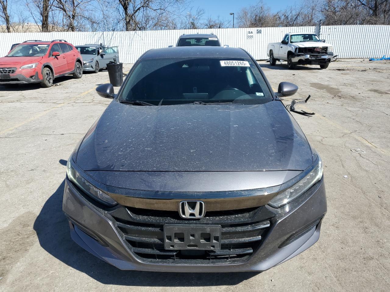2018 Honda Accord VIN 1HGCV1F33JA012906 Copart auction photo, front end / side damage thumbnail 5