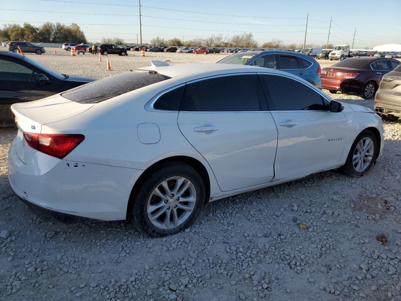 2018 Chevrolet Malibu VIN 1G1ZF5SU4JF199967 Copart auction photo, side / front end damage thumbnail 3