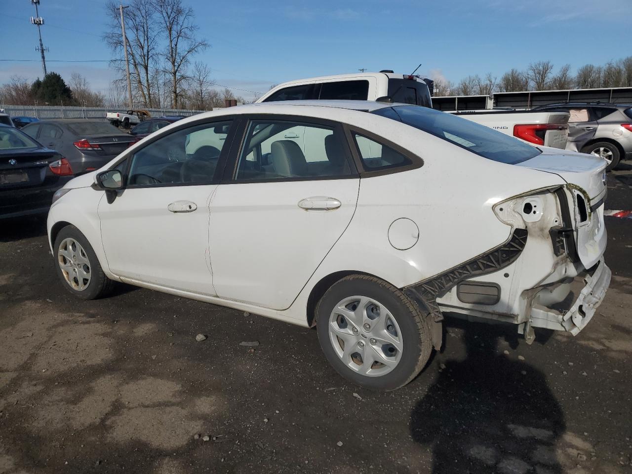 2013 Ford Fiesta VIN 3FADP4AJ1DM221465 Copart auction photo, all over / side damage thumbnail 2