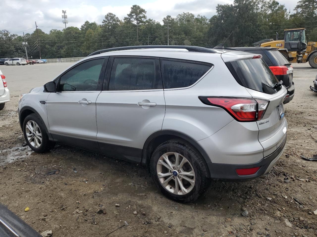 2018 Ford Escape VIN 1FMCU0HD3JUC57636 Copart auction photo, side damage thumbnail 2