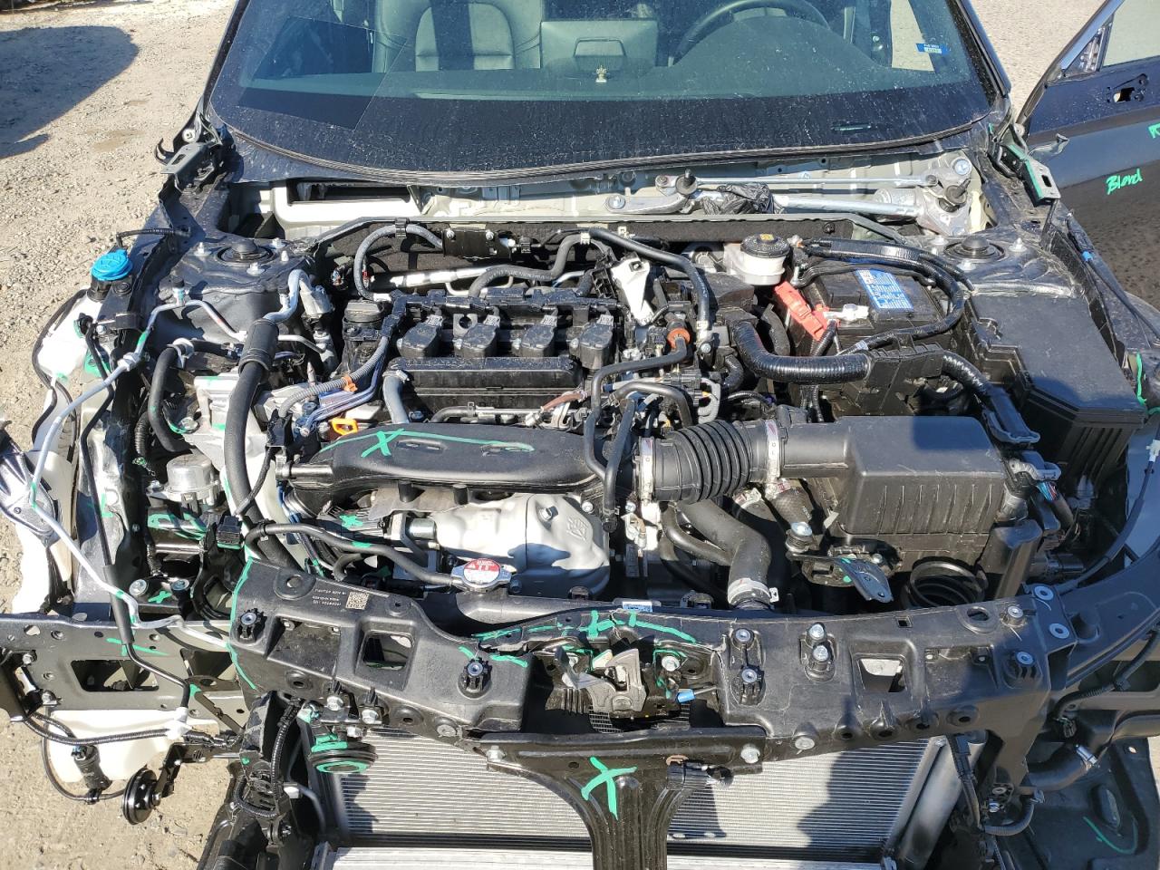 2024 Honda Civic VIN 19XFL1H86RE027208 Copart auction photo, front end / side damage thumbnail 11