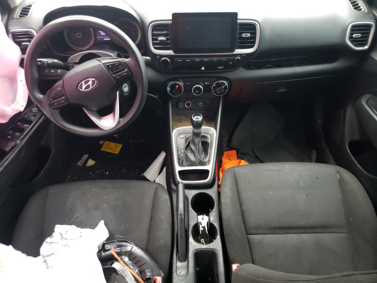 2021 Hyundai Venue VIN KMHRB8A38MU065956 Copart auction photo, all over / frame damage damage thumbnail 8