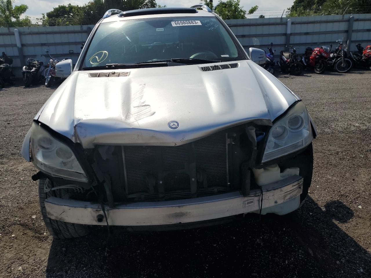 2012 Mercedes-Benz GL-klasse VIN 4JGBF7BE0CA795182 Copart auction photo, front end damage thumbnail 5