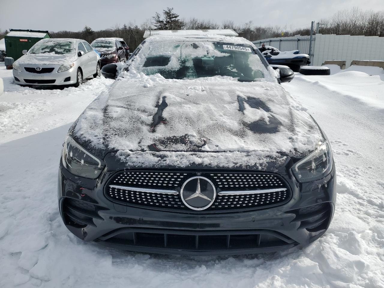 2021 Mercedes-Benz E-klasse VIN W1KZF8EBXMA947891 Copart auction photo, undercarriage / rear end damage thumbnail 5