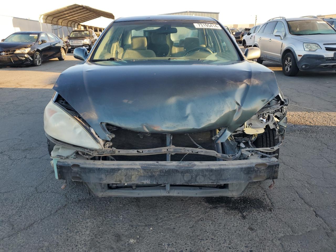2003 Toyota Camry VIN 4T1BE32K03U701592 Copart auction photo, front end damage thumbnail 5