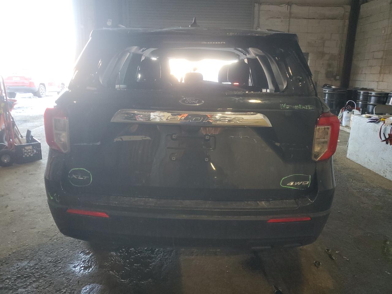2023 Ford Explorer VIN 1FMSK8DH0PGB64573 Copart auction photo, all over damage thumbnail 6