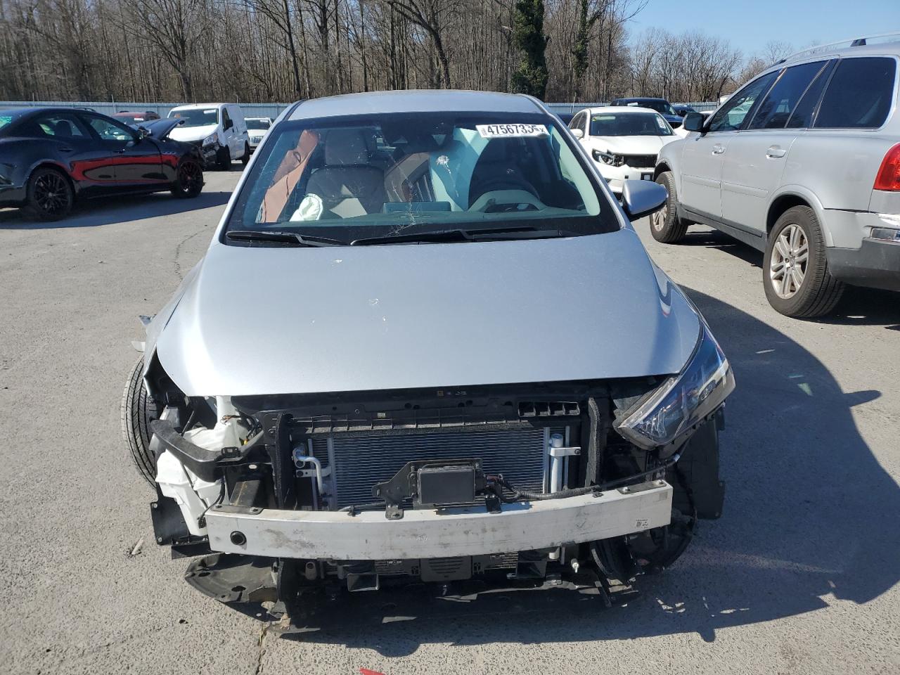 2021 Hyundai IONIQ VIN KMHC75LD1MU261412 Copart auction photo, side damage thumbnail 5