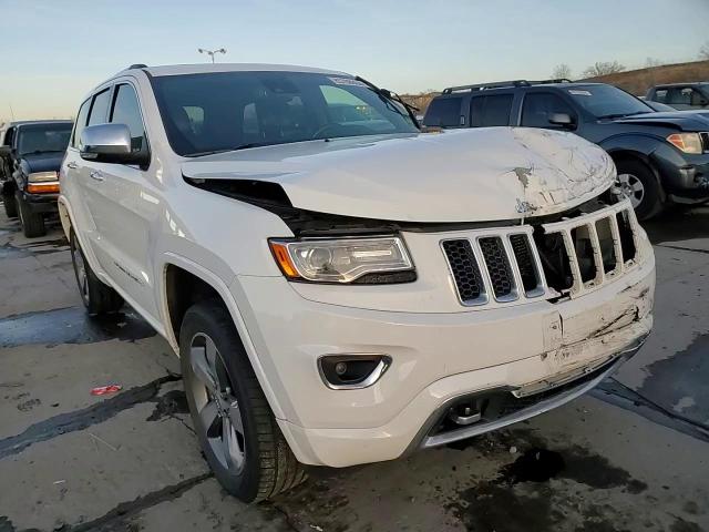 2015 Jeep Grand Cherokee VIN 1C4RJFCT4FC820912 Copart auction photo, front end / side damage thumbnail 14