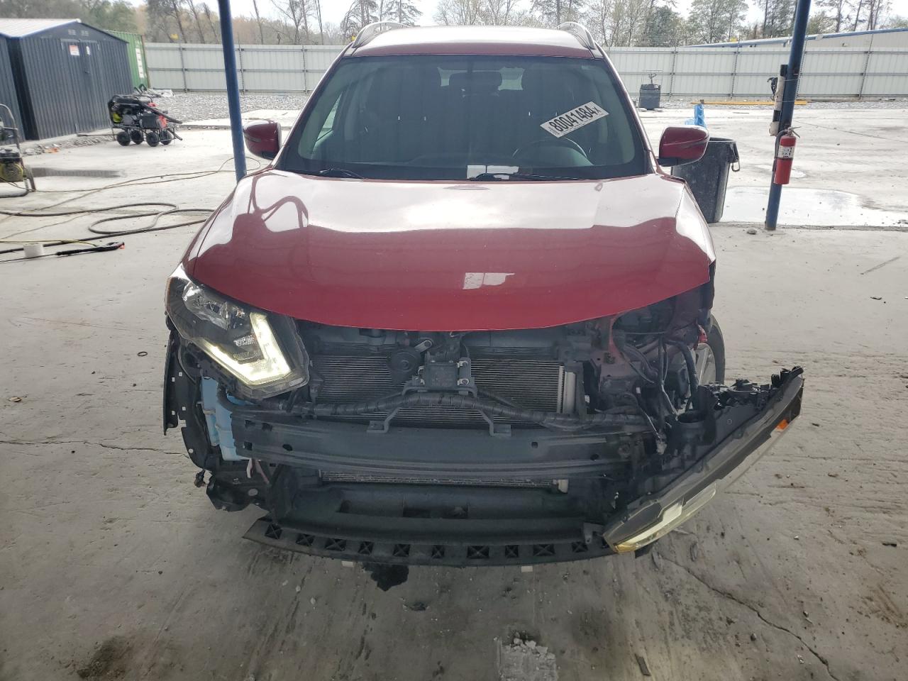 2017 Nissan Rogue VIN JN8AT2MT7HW396226 Copart auction photo, front end / side damage thumbnail 5