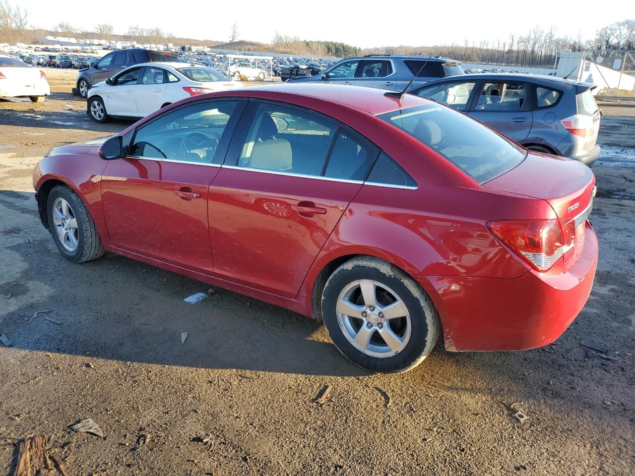 2013 Chevrolet Cruze VIN 1G1PC5SB5D7150239 Copart auction photo, front end / rear end damage thumbnail 2
