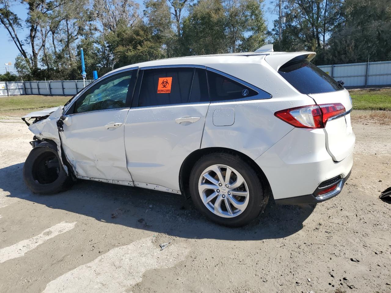 2018 Acura RDX VIN 5J8TB4H38JL014792 Copart auction photo, rollover damage thumbnail 2